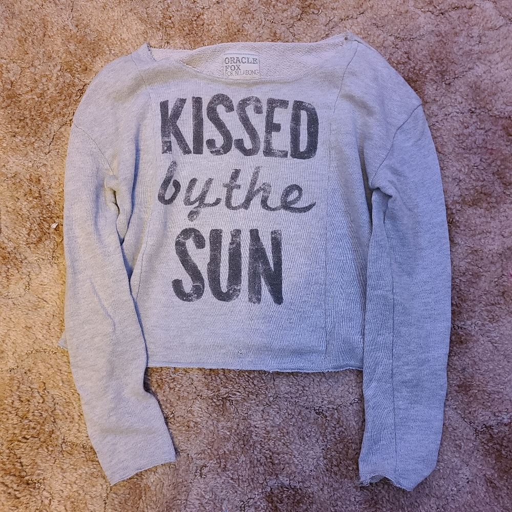 billabong knitted crop top size M